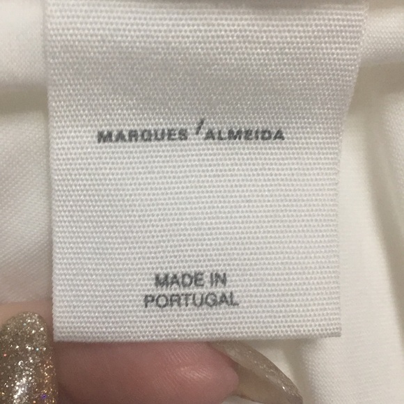MARQUES'ALMEIDA Slashed-knotted short-sleeved - Picture 8 of 9